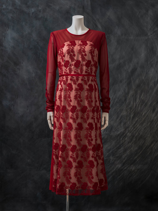 カメリアビスチェドレス