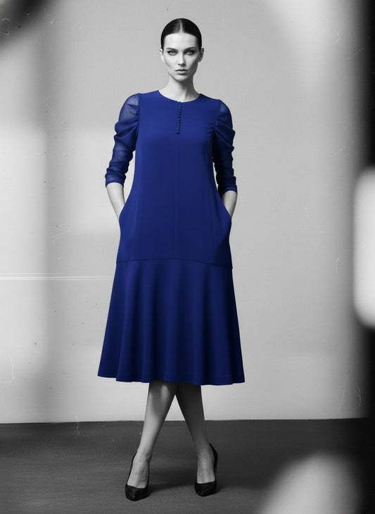 ドレープクロスドレス