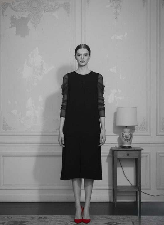 ドレープクロスドレス