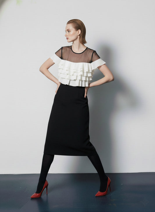 ドレッシーフリルドレス