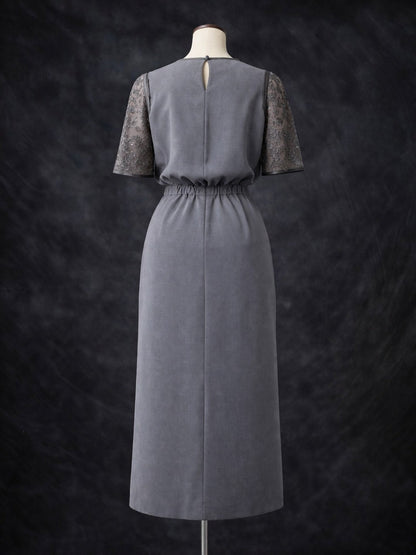 メタルラメレーススカート