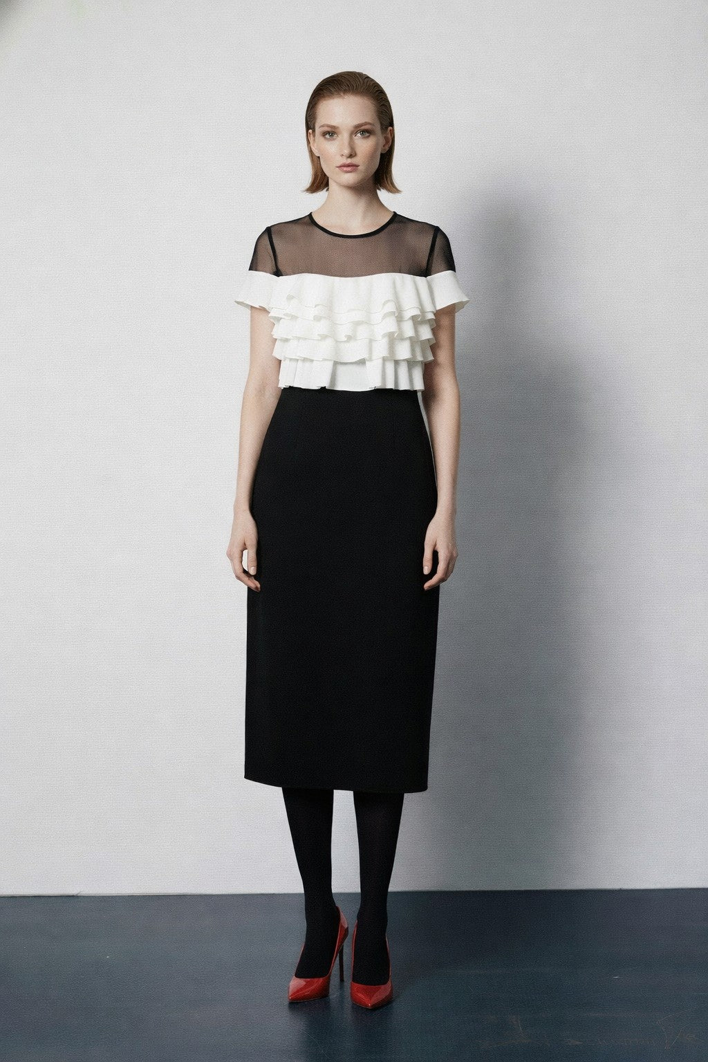 ドレッシーフリルドレス