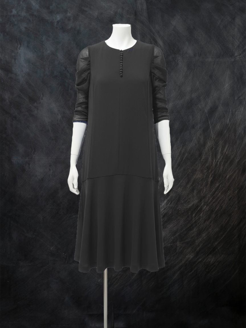 ドレープクロスドレス