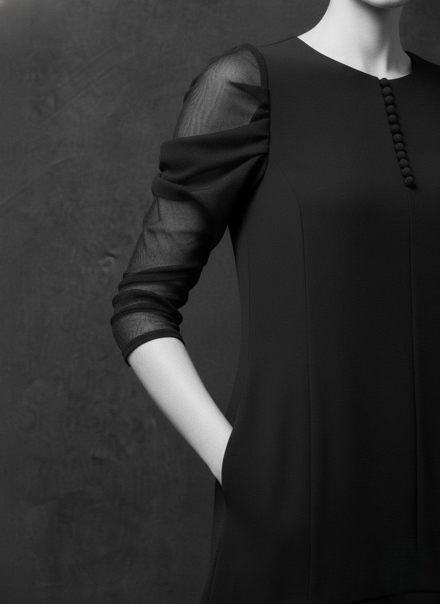 ドレープクロスドレス