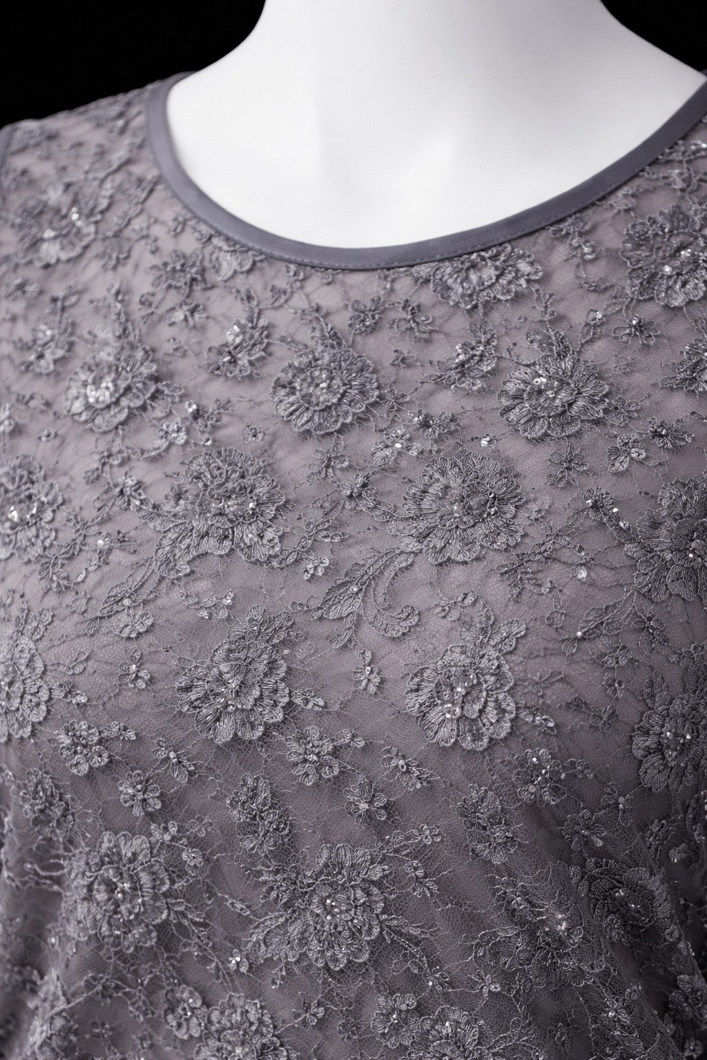 メタルラメレーススカート