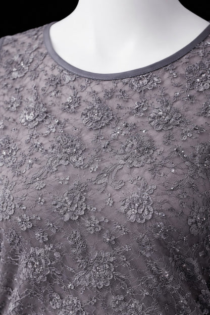 メタルラメレーススカート