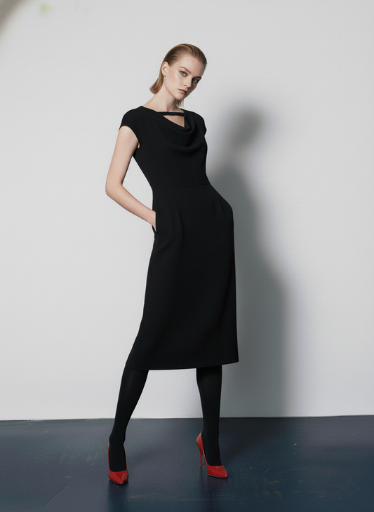 ドレープチョーカードレス